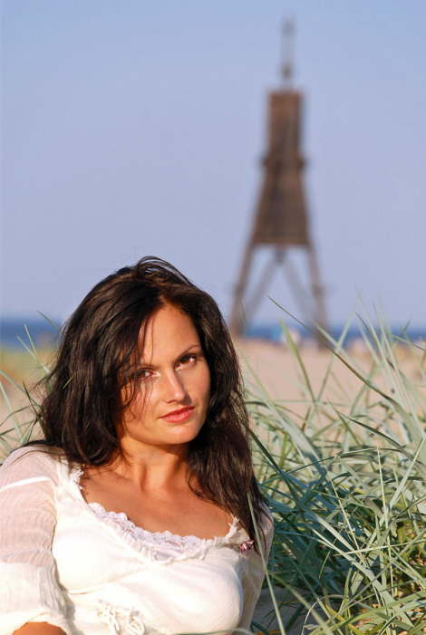 Am Strand vor der Kugelbake
